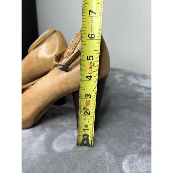 Fossil T Strap Flowerette Maryjane Heels 9 - Picture 11 of 12